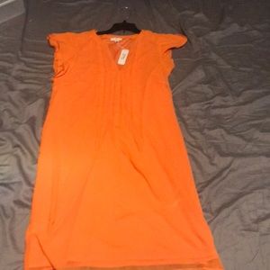 Orange summer dress
